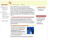 Desktop Screenshot of greencard.de